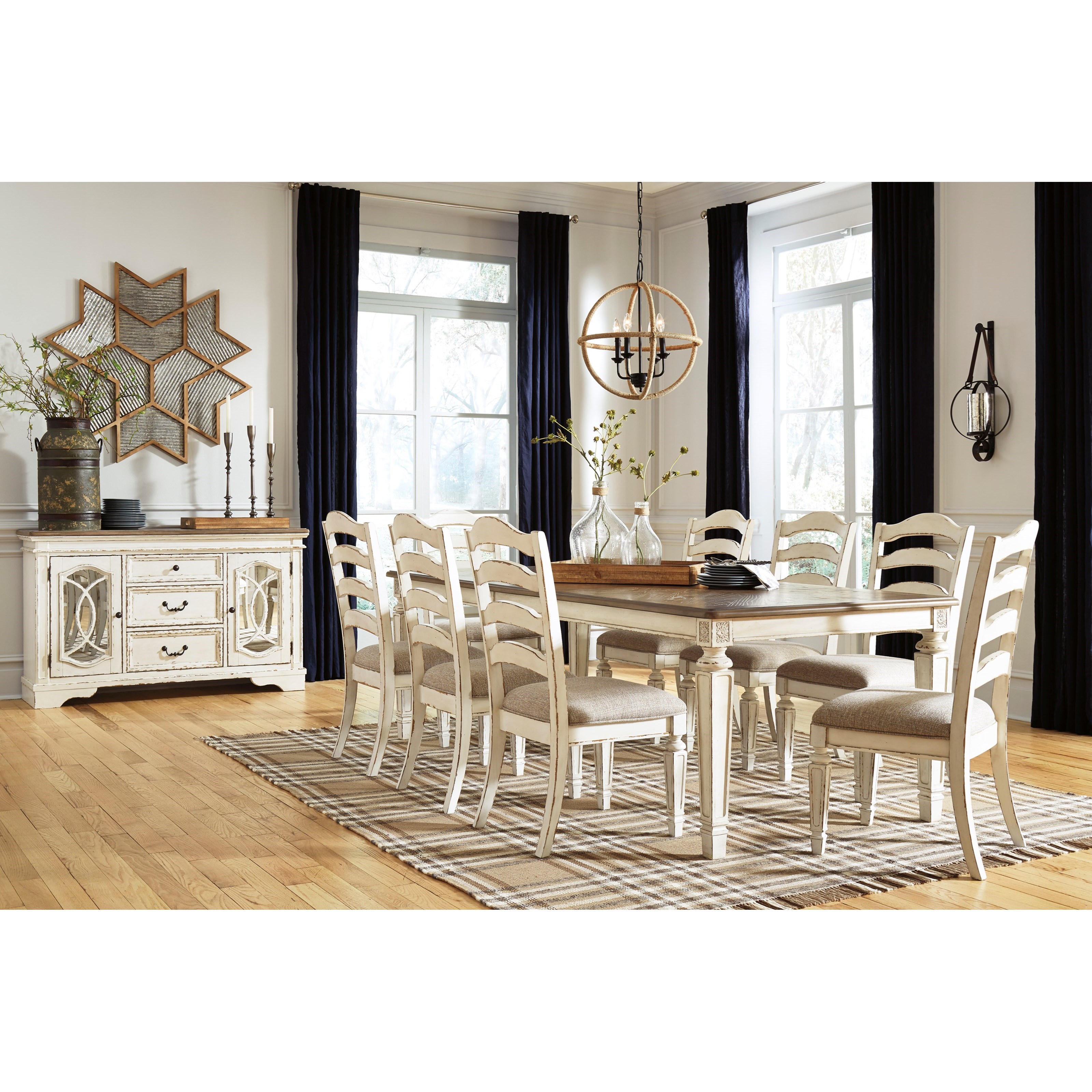 Signature Design by Ashley Realyn Formal Dining Room Group Lindy's Furniture Company Formal